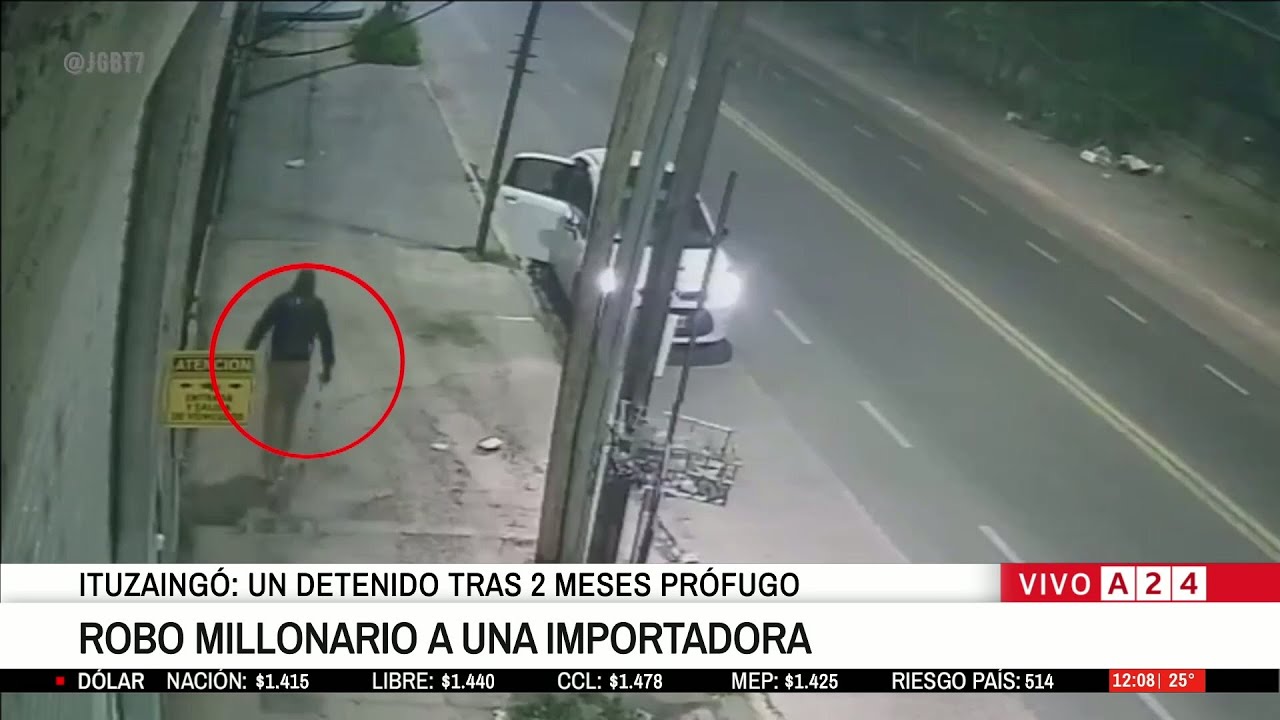🚨 ROBO MILLONARIO A UNA IMPORTADORA EN ITUZAINGÓ: UN DETENIDO TRAS 2 MESES PRÓFUGO