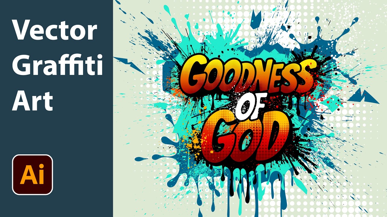 Design Graffiti Art   Painting with Vector Brushes in Adobe Illustrator