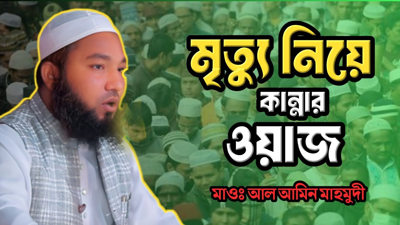 মৃত্যু নিয়ে কান্নার ওয়াজ | মাওঃ আল আমিন মাহমুদী | mawlana al amin mahmudi 