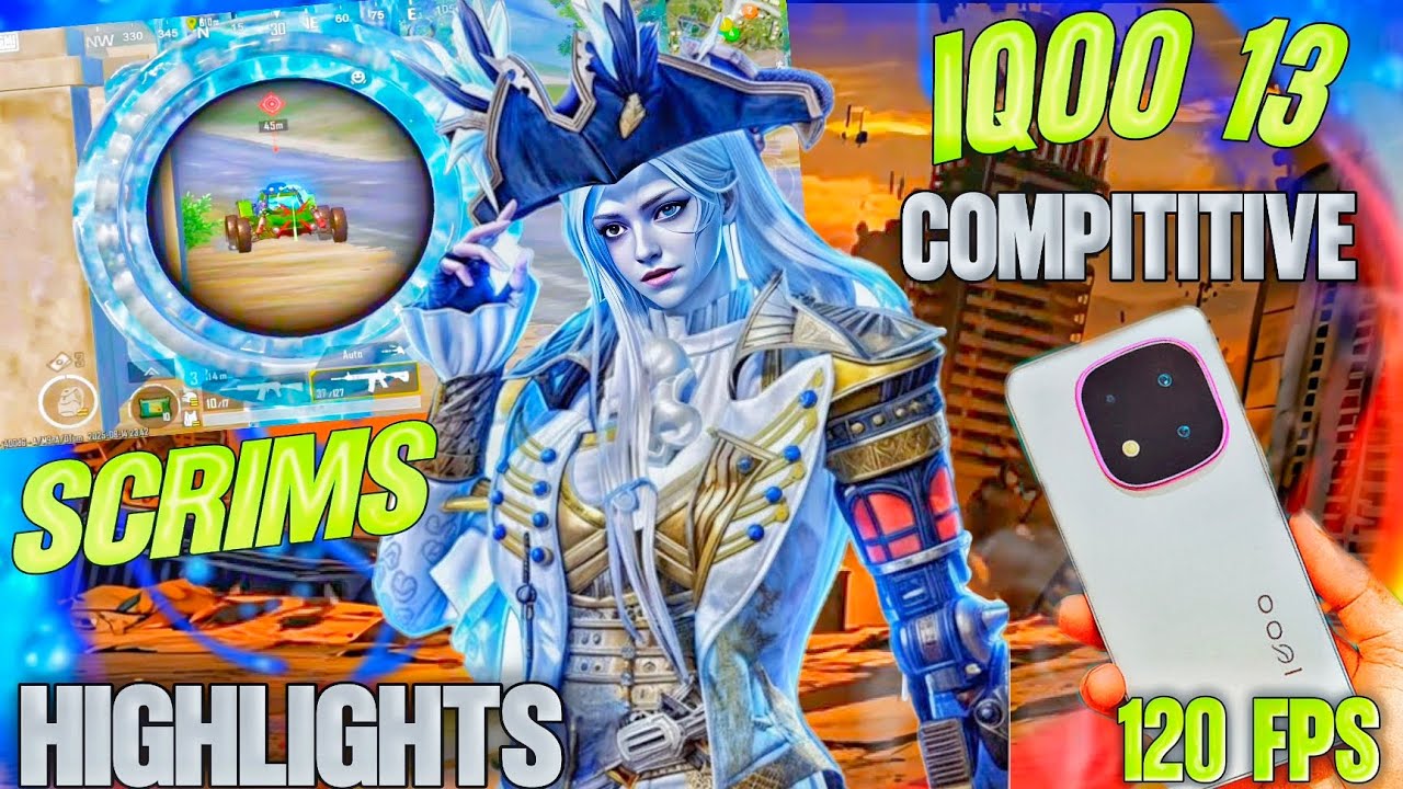 ⚡ BEST SCRIMS CLUTCHES EVER | iQOO 13 BGMI Competitive Gameplay 🔥
