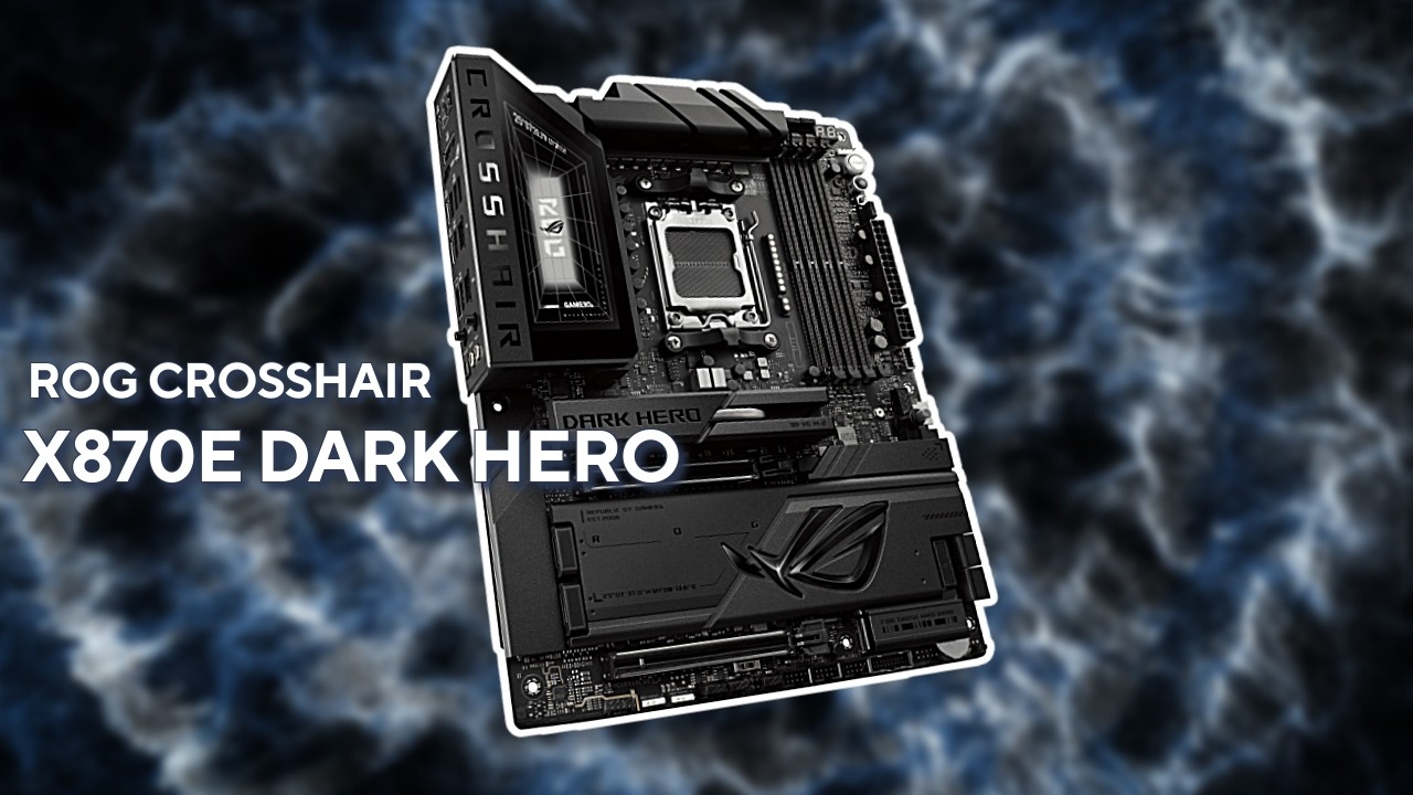 Обзор материнской платы ROG Crosshair X870E Dark Hero | AM5 Gaming
