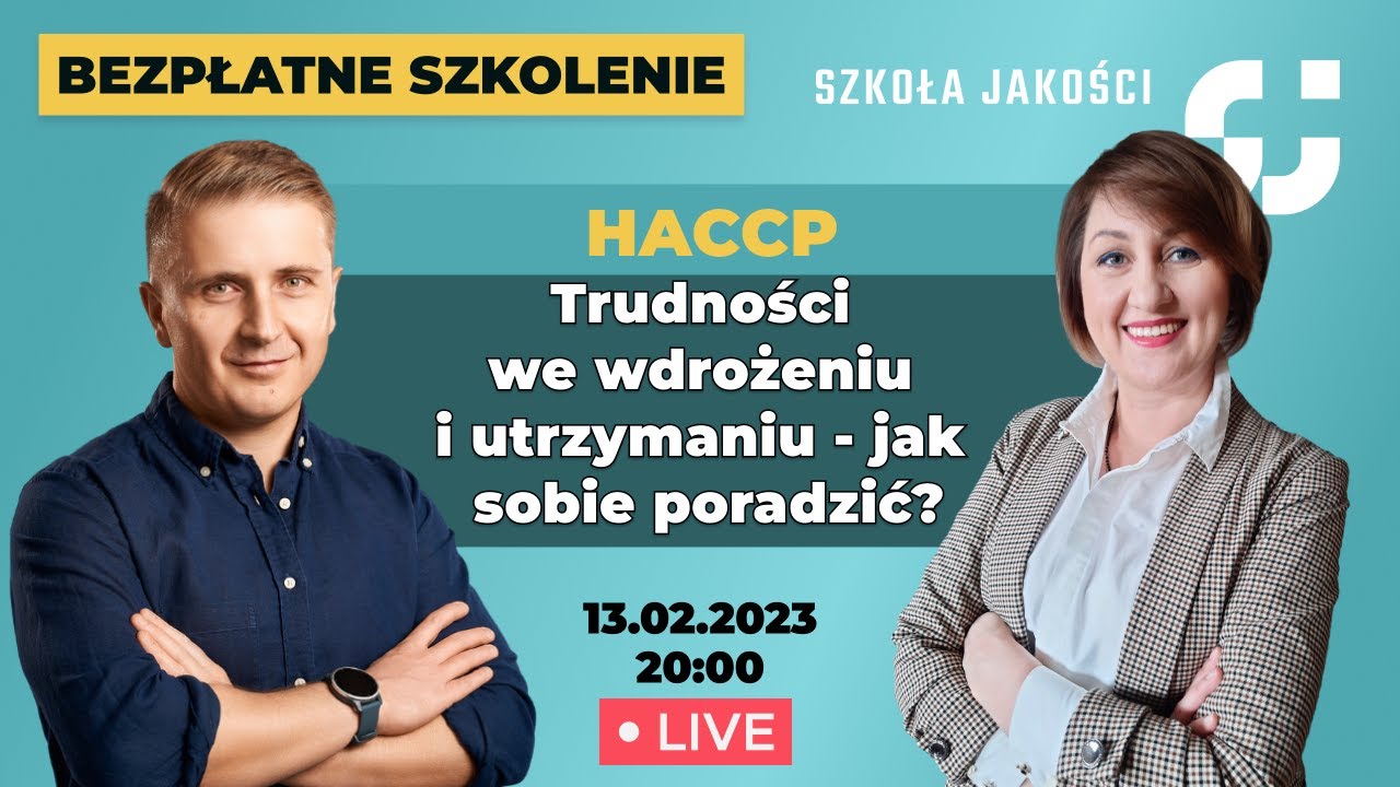 [🔴 Mini-Szkolenie] HACCP - top 5 problemów przy wdrożeniu i utrzymaniu