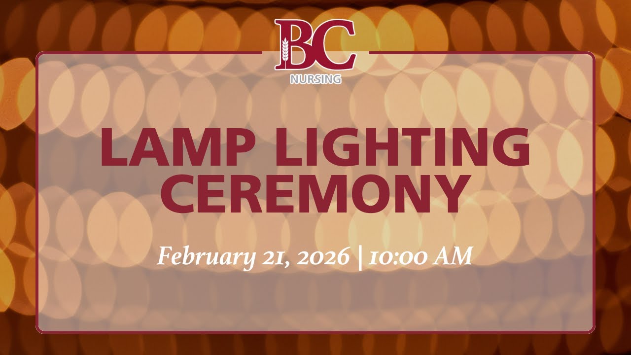 Bethel College 2026 Nursing Lamp Lighting Ceremony