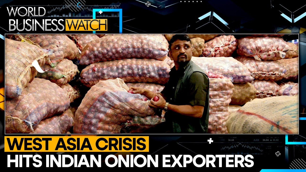 West Asia War Hits Indian Onion Exports, Farmers Face Major Losses | WION World Business Watch