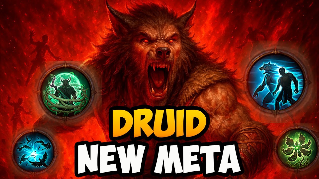 Druid DESTROYS the DH meta! Werewolf Build for Druid! Diablo Immortal
