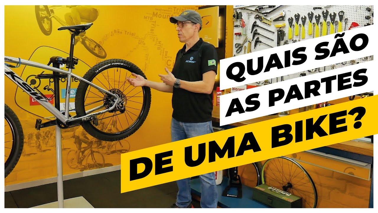 Quais s&atilde;o as partes de uma bike? Pe&ccedil;as, componentes e partes. Pedaleria