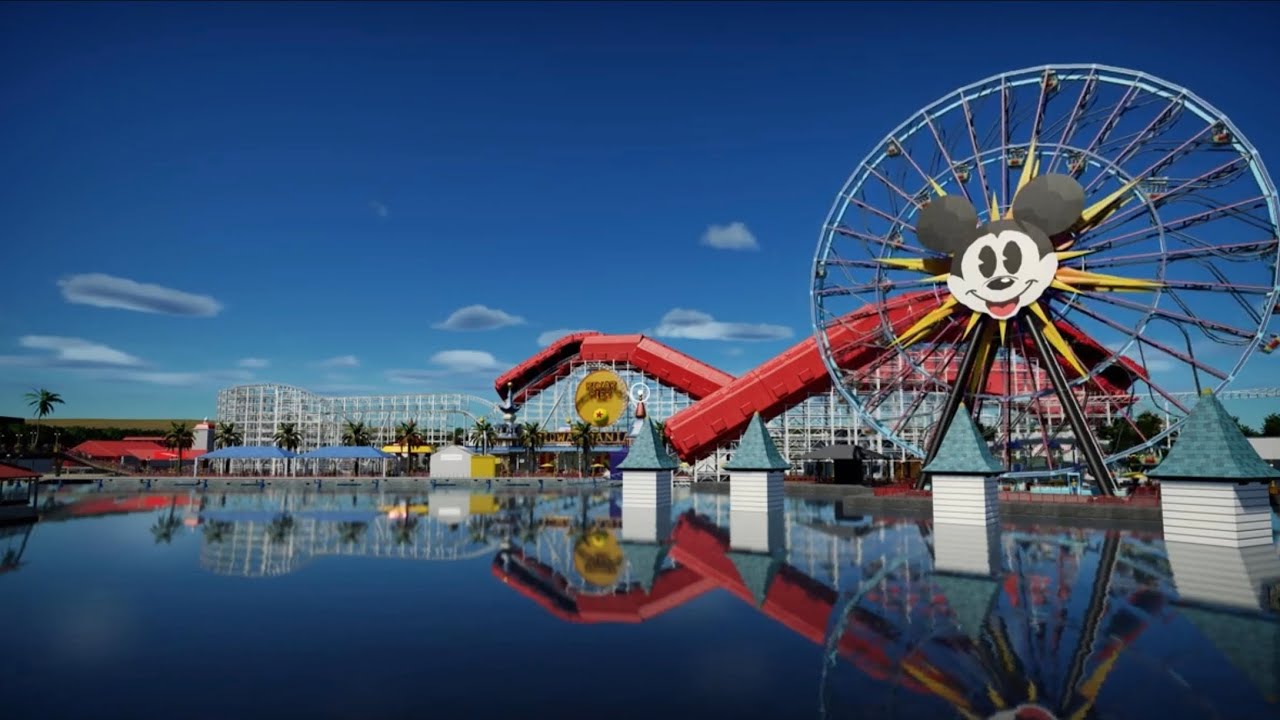 Disney California Adventure- A Planet Coaster Park Recreation