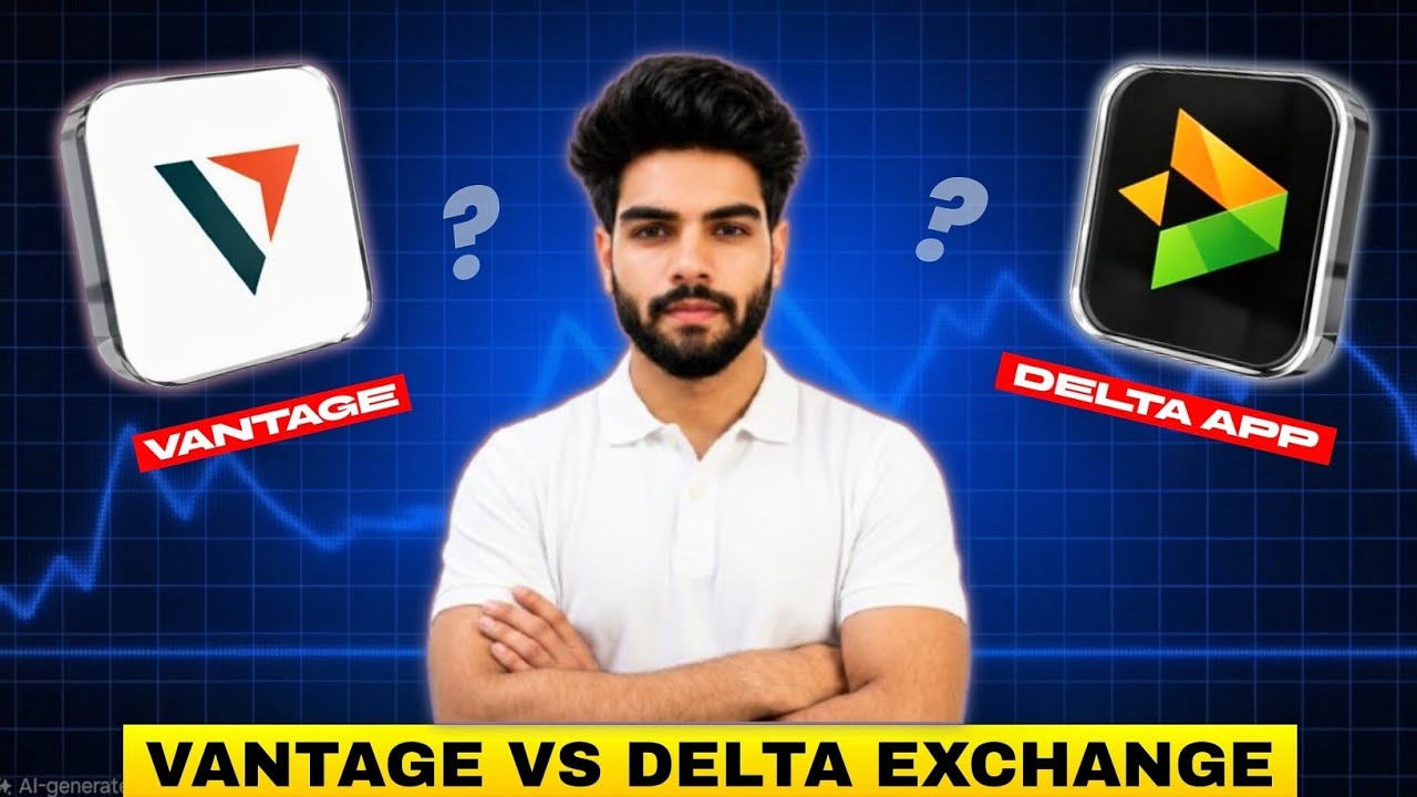 Vantage trade vs Delta Exchange trade || delta exchange vs vantage comparison