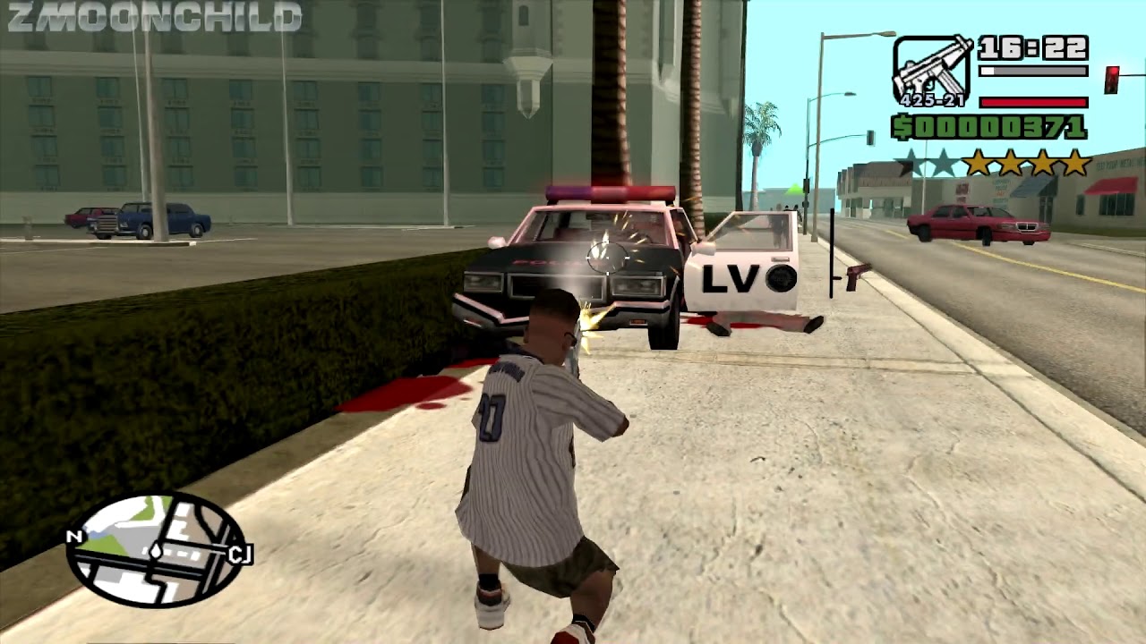 Chain Game 48 mod - GTA San Andreas-SMG Skill-MP5-reaching Hitman Level at the beginning of the game