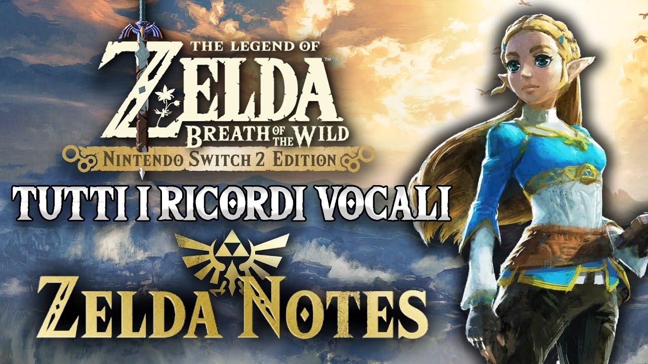 TUTTI i 125 Ricordi VOCALI di ZELDA in Breath of the Wild in ITALIANO