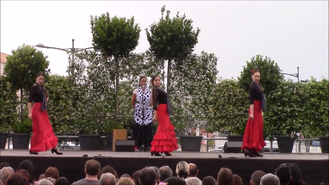 Flamenco à Montpellier. La Kuka et ses élèves. Sonikete flamenco 2018