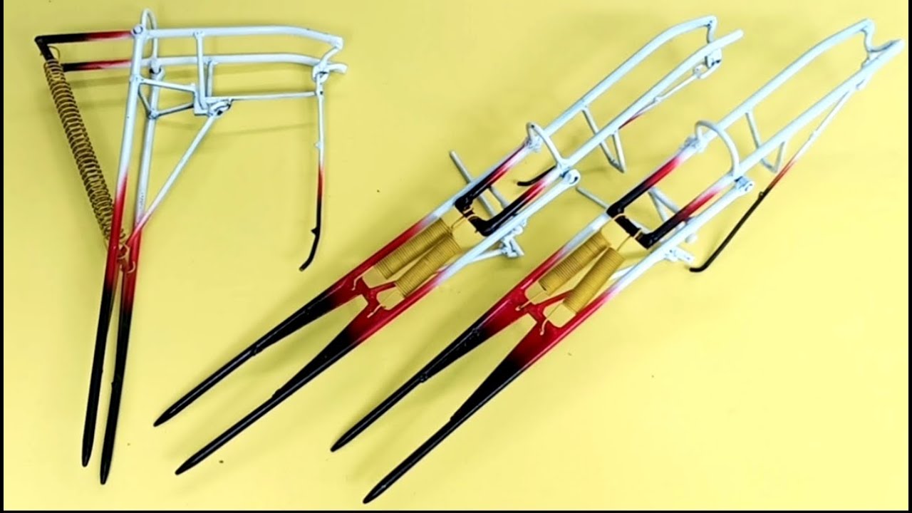 How to Make Automatic Fishing Rods Holder - Cara Membuat Penyangga Joran Otomatis