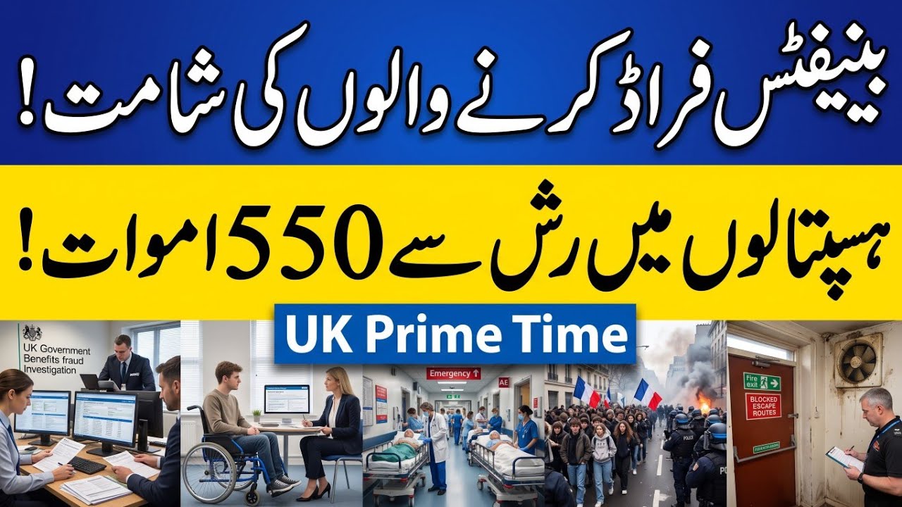 UK Benefits Fraud Crackdown | NHS Crisis & France Protests | UK Prime Time #britishpakistani 