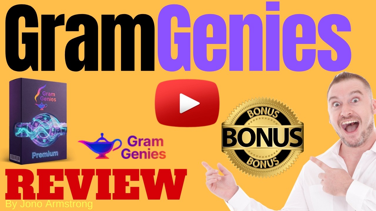 GramGenies Review ⚠️ WARNING ⚠️ DON'T GET GRAMGENIES WITHOUT MY 👷 CUSTOM 👷 BONUSES!!