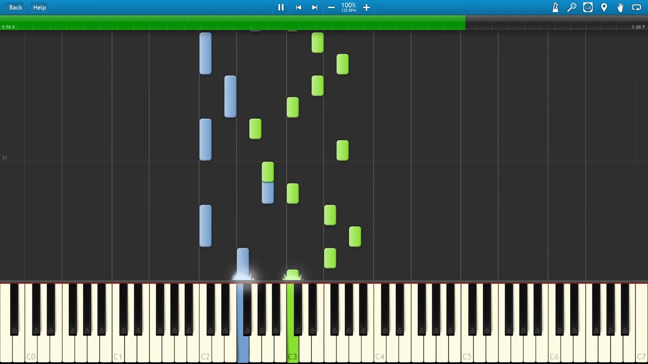 Piano Tiles 2 - Dolls and Bear Dancing (Synthesia) +MIDI