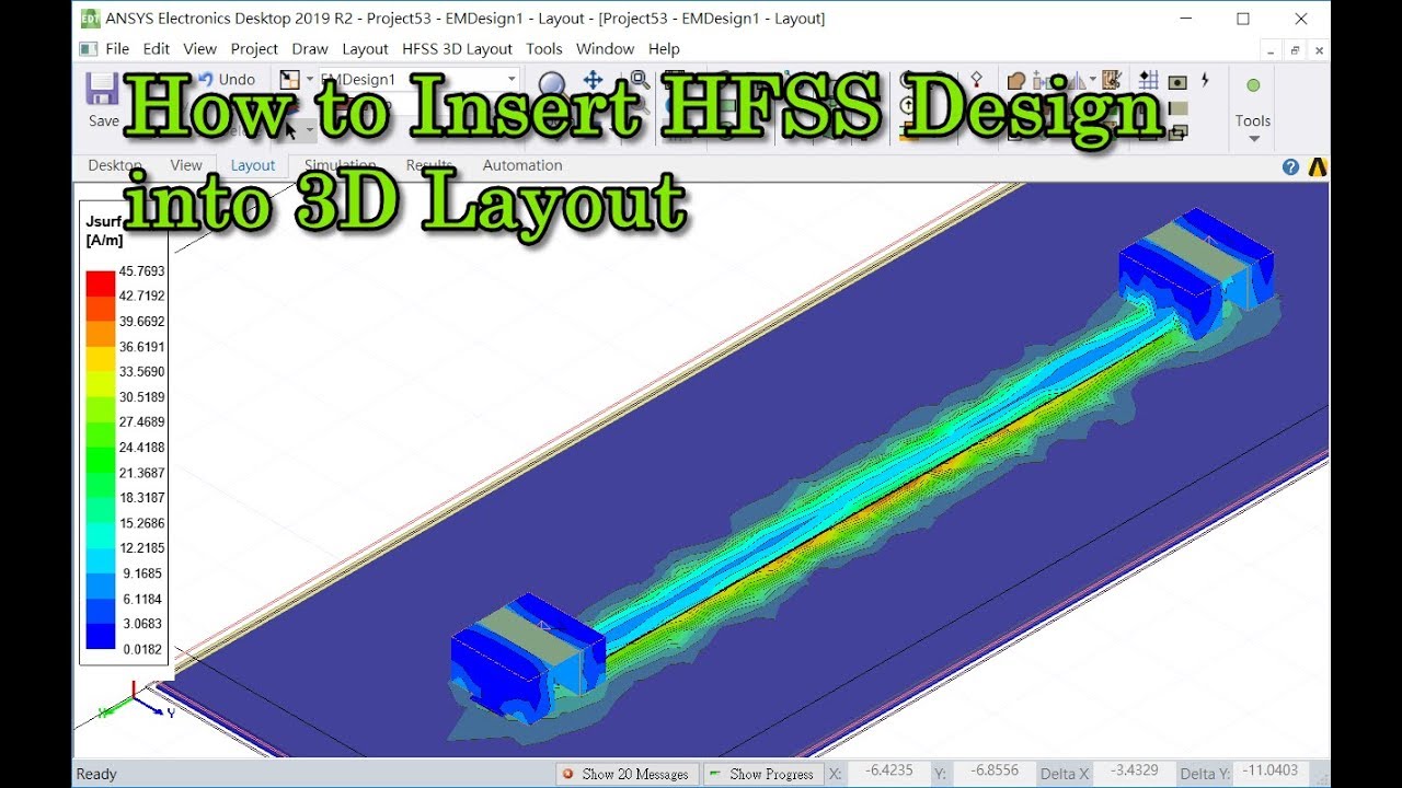 How to Insert HFSS Design into 3D Layout