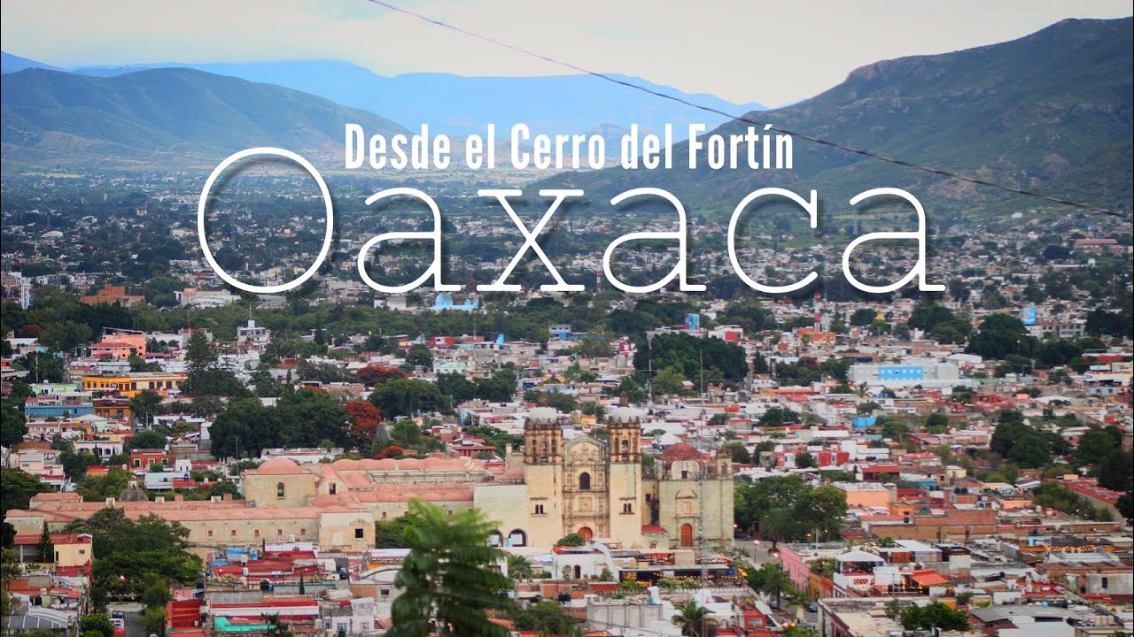 Oaxaca desde el Cerro del Fortín. Increíbles Vistas desde el aire. #oaxaca