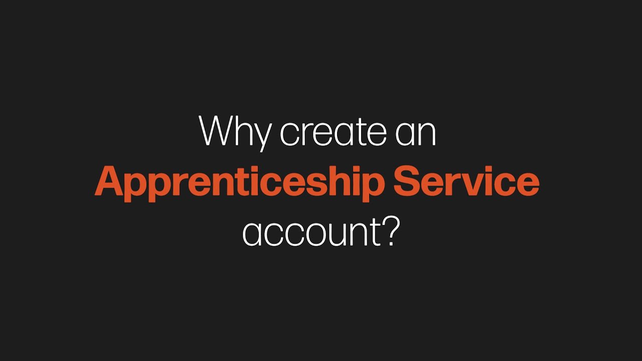 The Apprenticeship Service