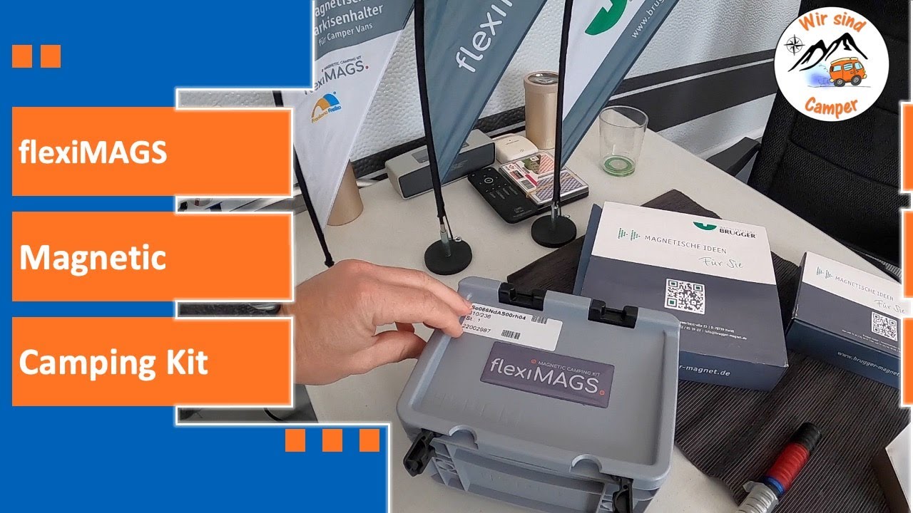 Die magnetische L&ouml;sung von flexiMAGS |  perfekt f&uuml;r jedes Luftvorzelt