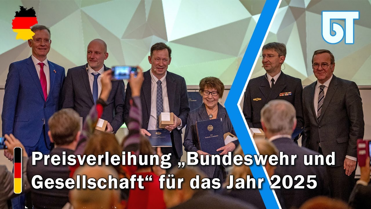 Preisverleihung „Bundeswehr und Gesellschaft“ für das Jahr 2025
