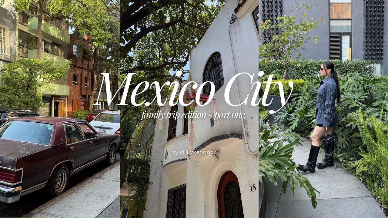 Took a trip to MEXICO CITY with my friends | CDMX vlog, vintage shopping, yummy food & a night out