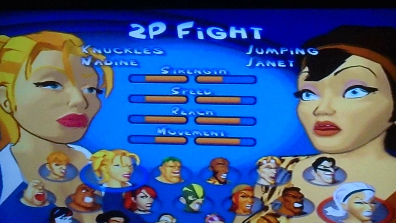 Black and Bruised Knuckles Nadine vs Jumping Janet