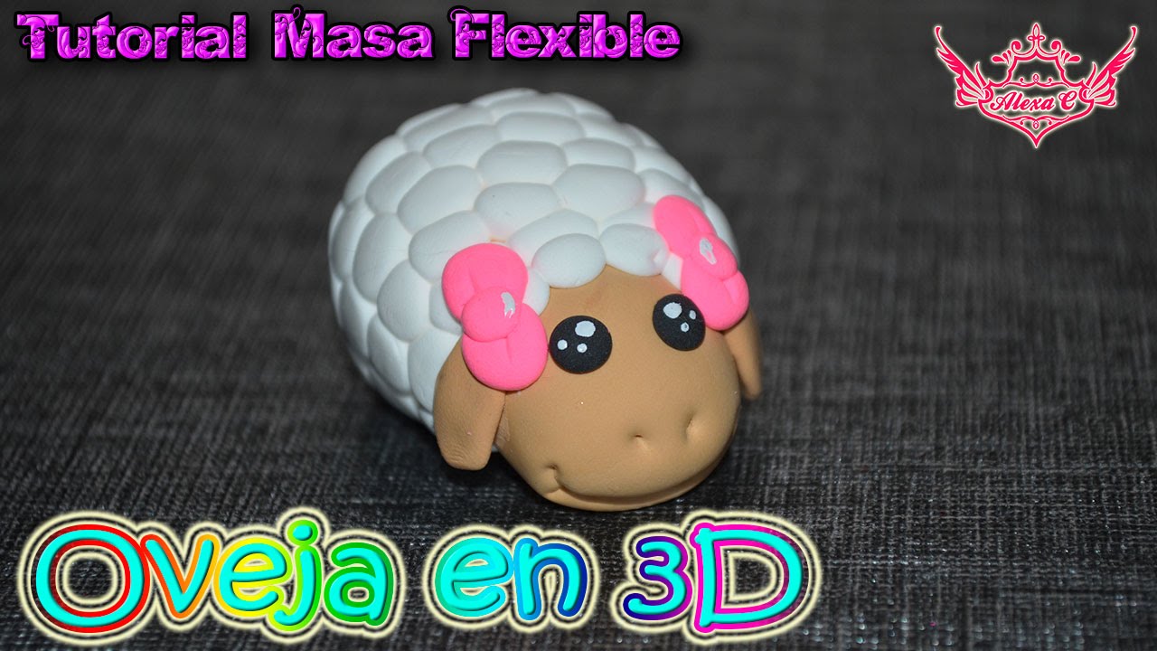 ♥ Tutorial: Oveja de Masa Flexible ♥