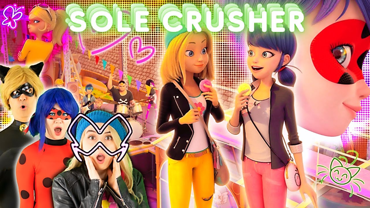 First Time Watching *SOLE CRUSHER* | COSPLAYERS REACT to MIRACULOUS LADYBUG Sole Crusher