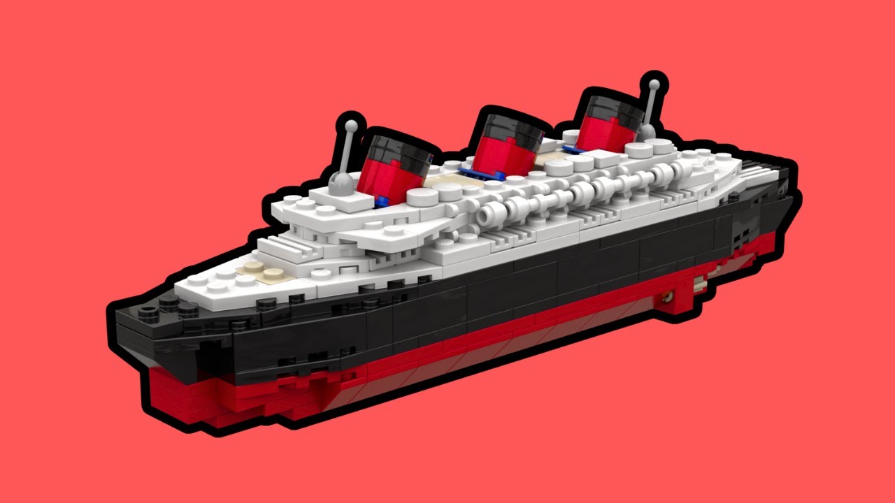 LEGO SS Normandie Ocean Liner MOC