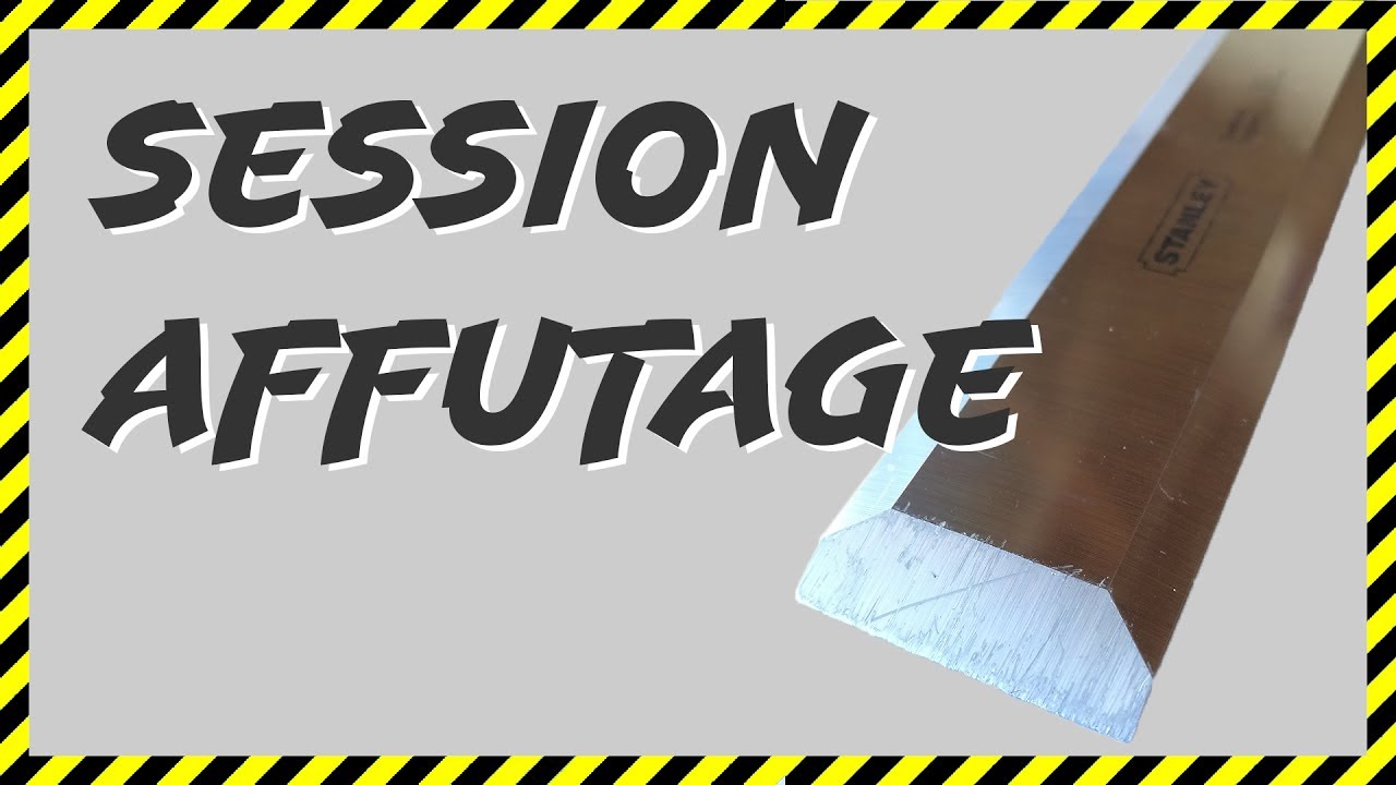 [#DIY 08] COMMENT AFFUTER DES CISEAUX A BOIS