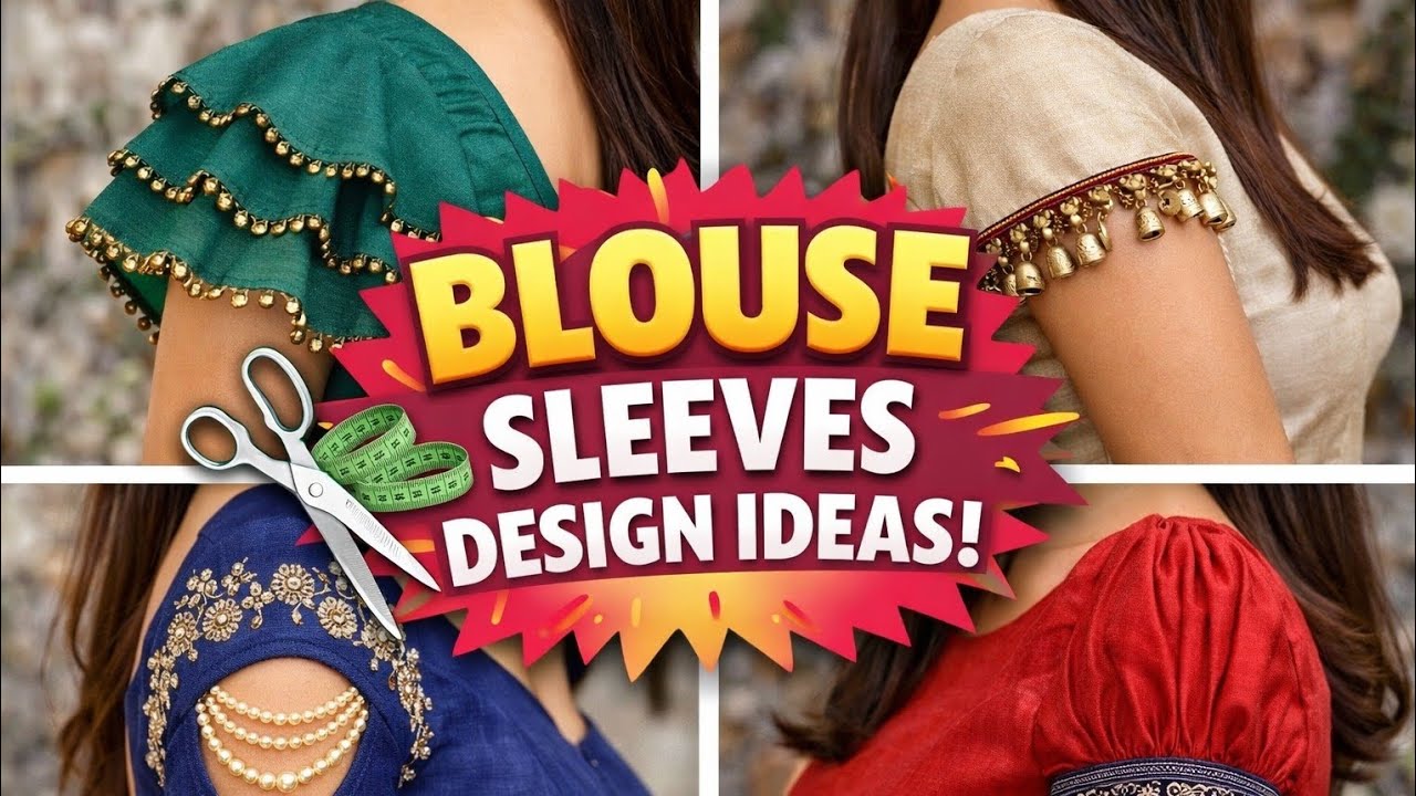 Stylish Blouse Sleeves Design Ideas | Latest Designer Blouse Sleeve Patterns@nobbhabna6880 
