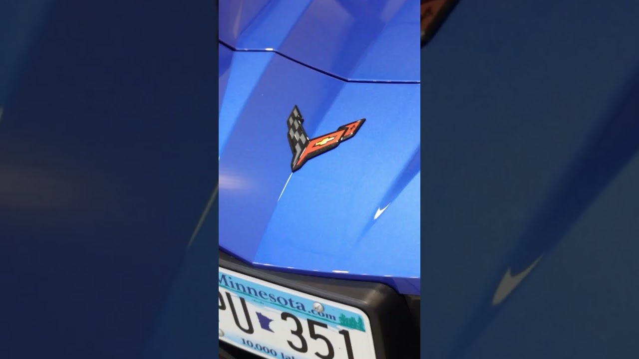 Detailing the beautiful C8 Corvette Stingray 70th Anniversary