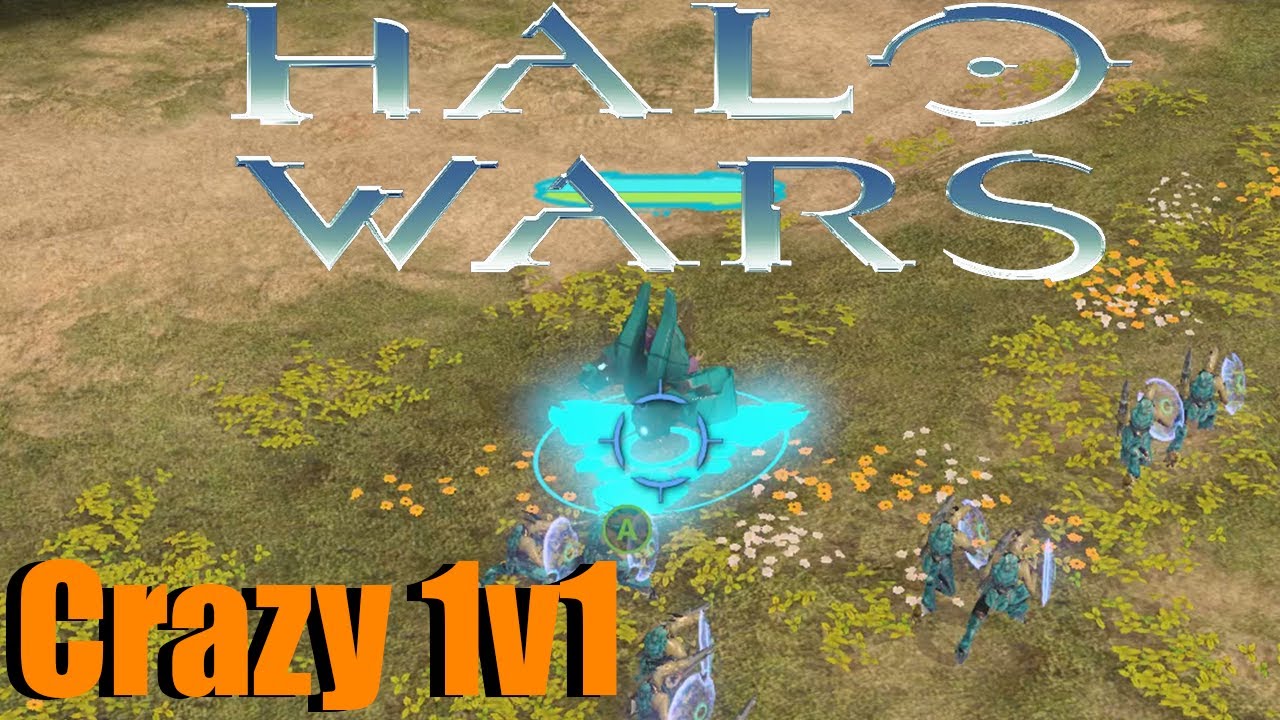 Halo Wars Crazy 1v1 on Blood Gulch