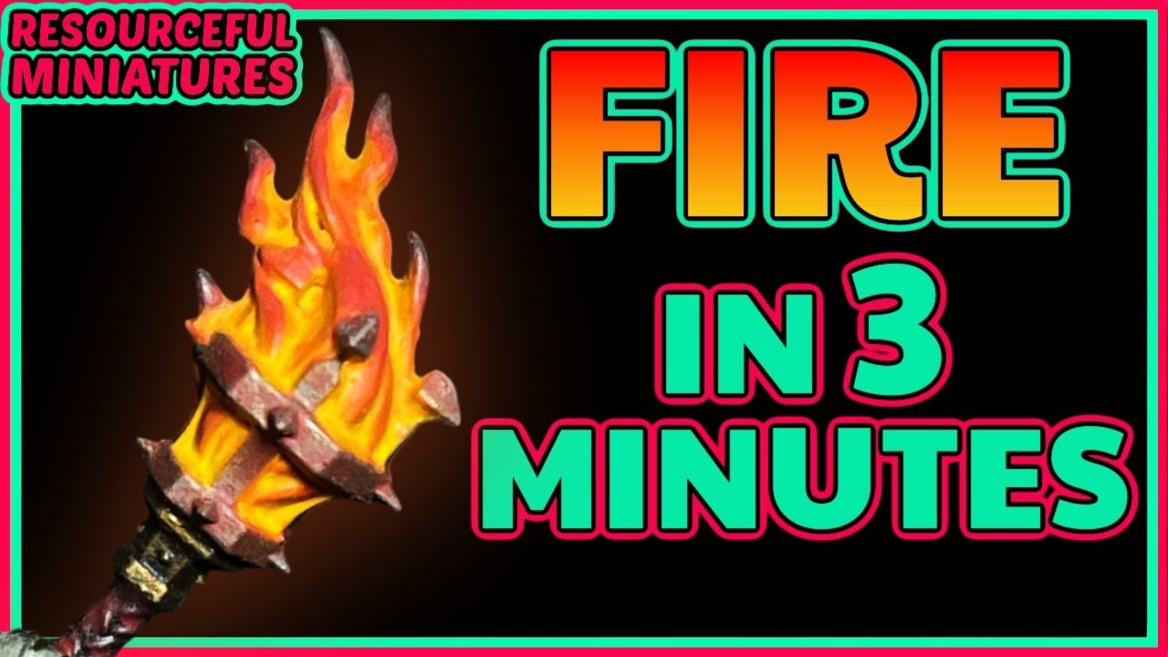 How to Paint Fire on Tabletop Miniatures / Skaventide Ep.6