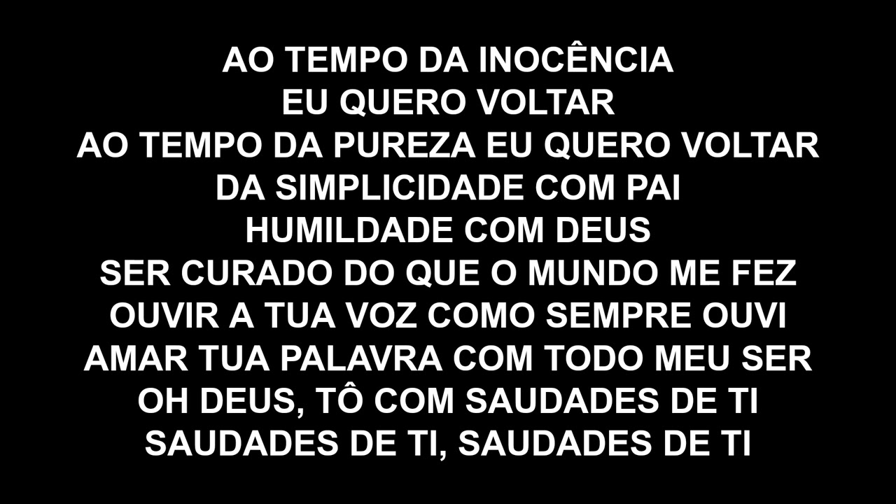 De Volta à Inocência (PLAYBACK TOM PARA MULHERES) - Quatro Por Um
