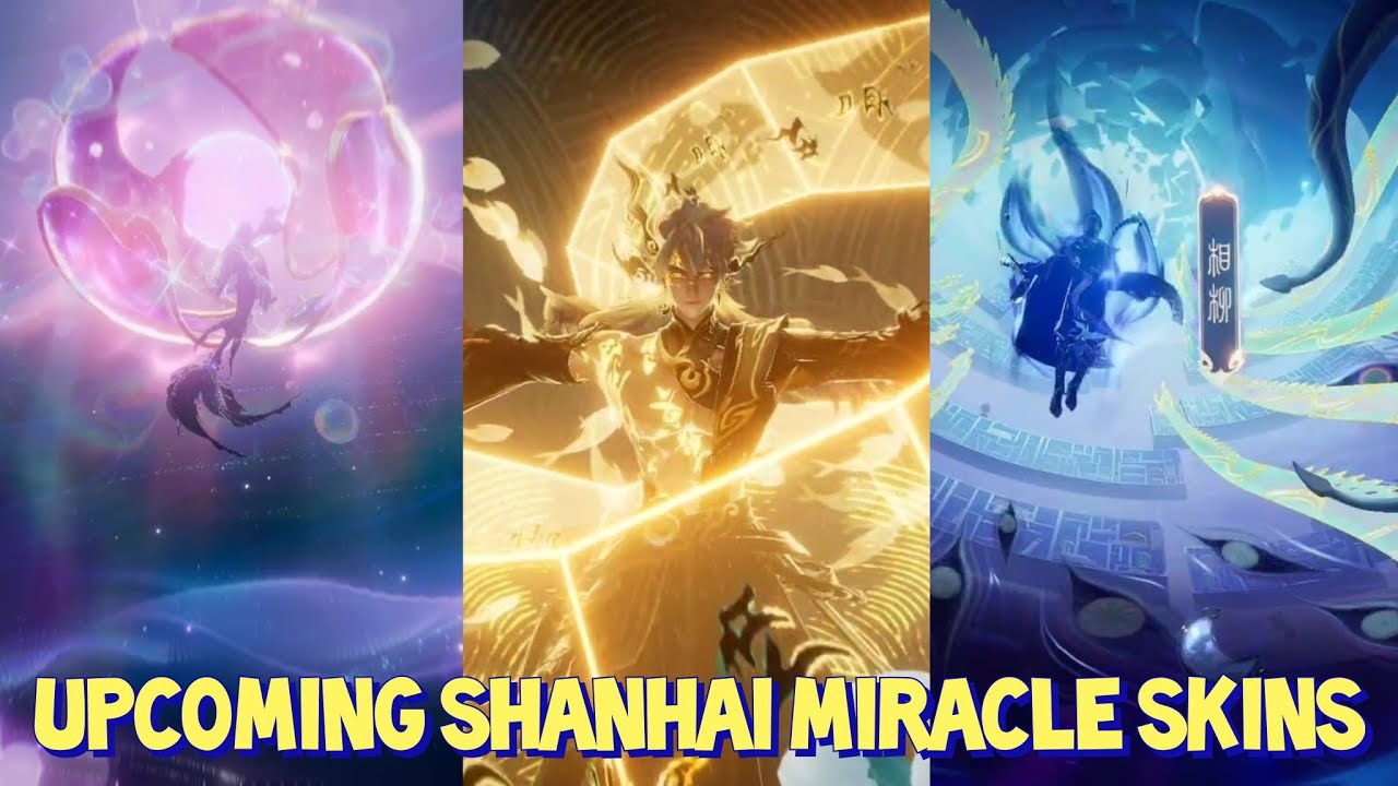 UPCOMING SHANHAI MIRACLE SKINS | HONOR OF KINGS