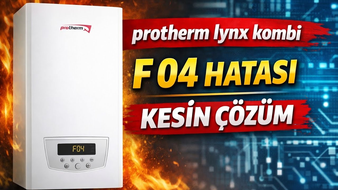 Protherm Lynx Kombi Ateşlemiyor mu? (F04 Hatası Kesin Çözüm)