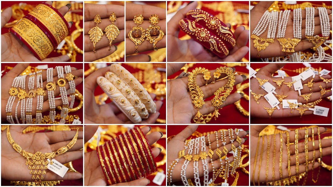 DHAMAKA🔥 Matro 1 Gram Theke Gold Jewellery 😍😲| Necklace/Choker/Sakha/Pola/Tikli/Noya/Earrings 9