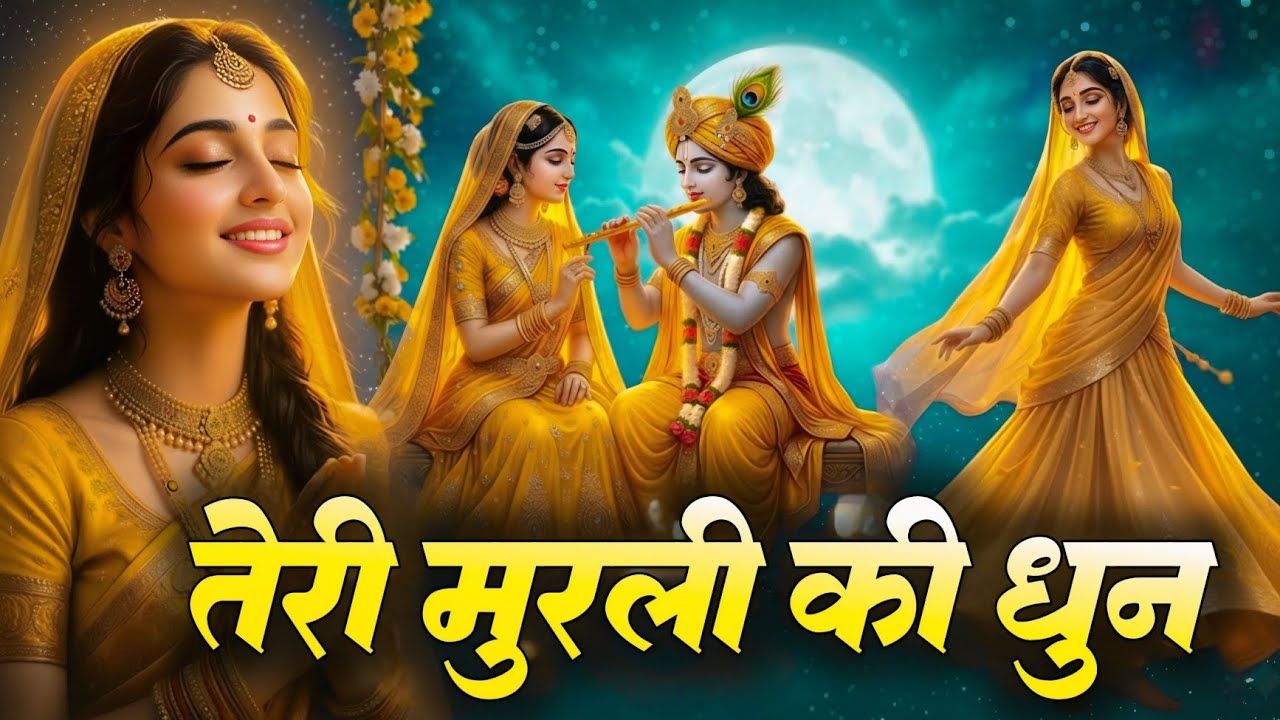 तेरी मुरली की धुन सुनने मैं बरसाने से आयी  Teri Murli Ki Dhun - Most Popular Radha Krishna #bhajan