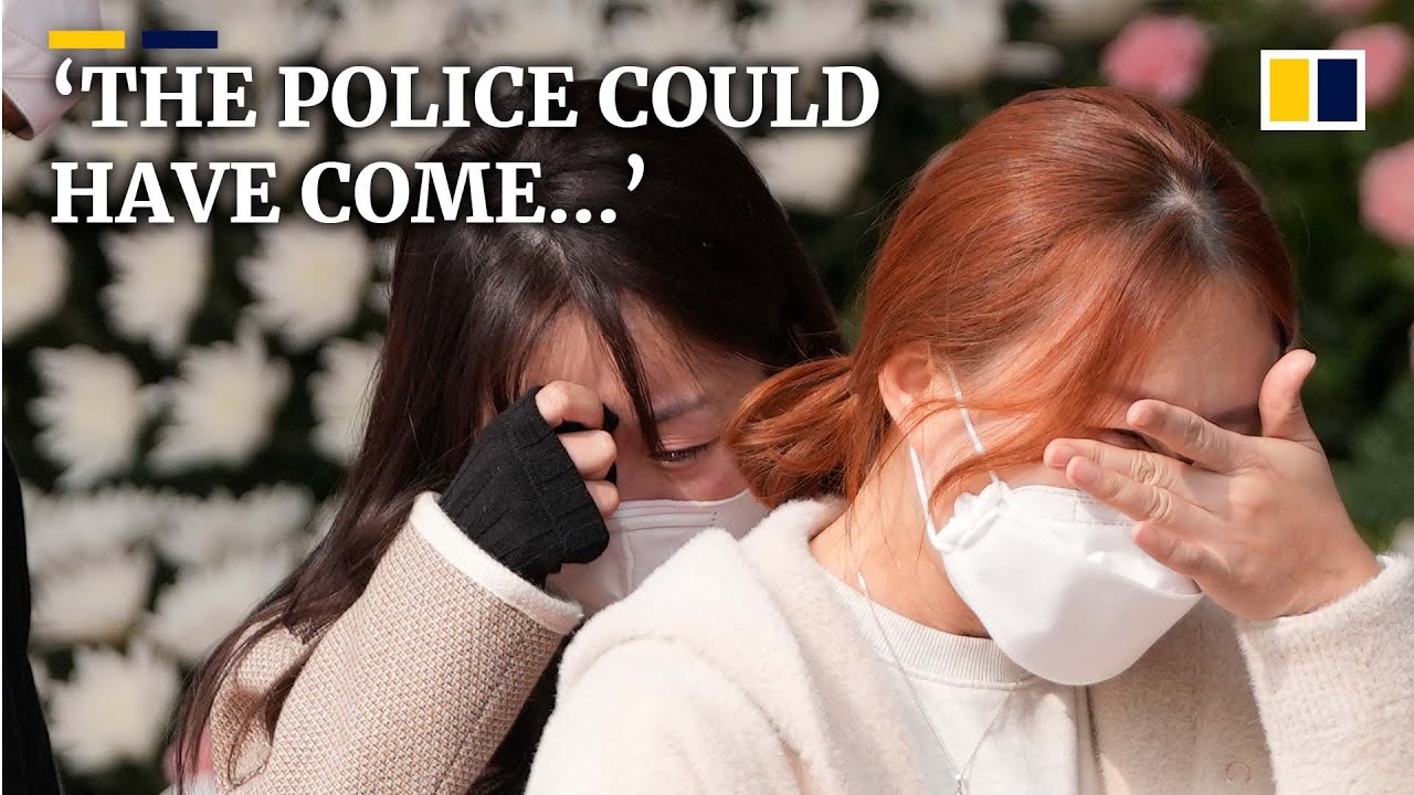 Tears, sorrow as South Koreans mourn Seoul crush victims, criticise police response