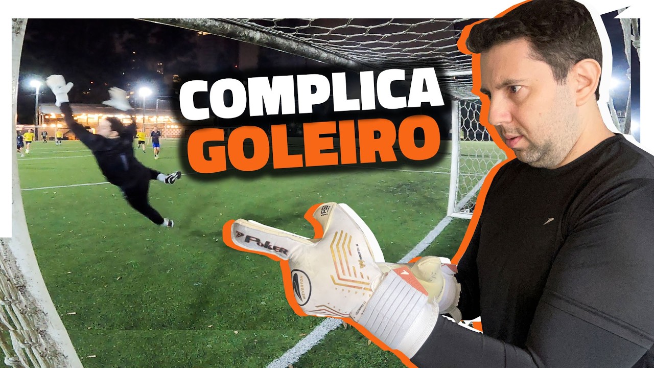 TEM BOLA QUE COMPLICA O GOLEIRO - FIZ BOAS DEFESAS
