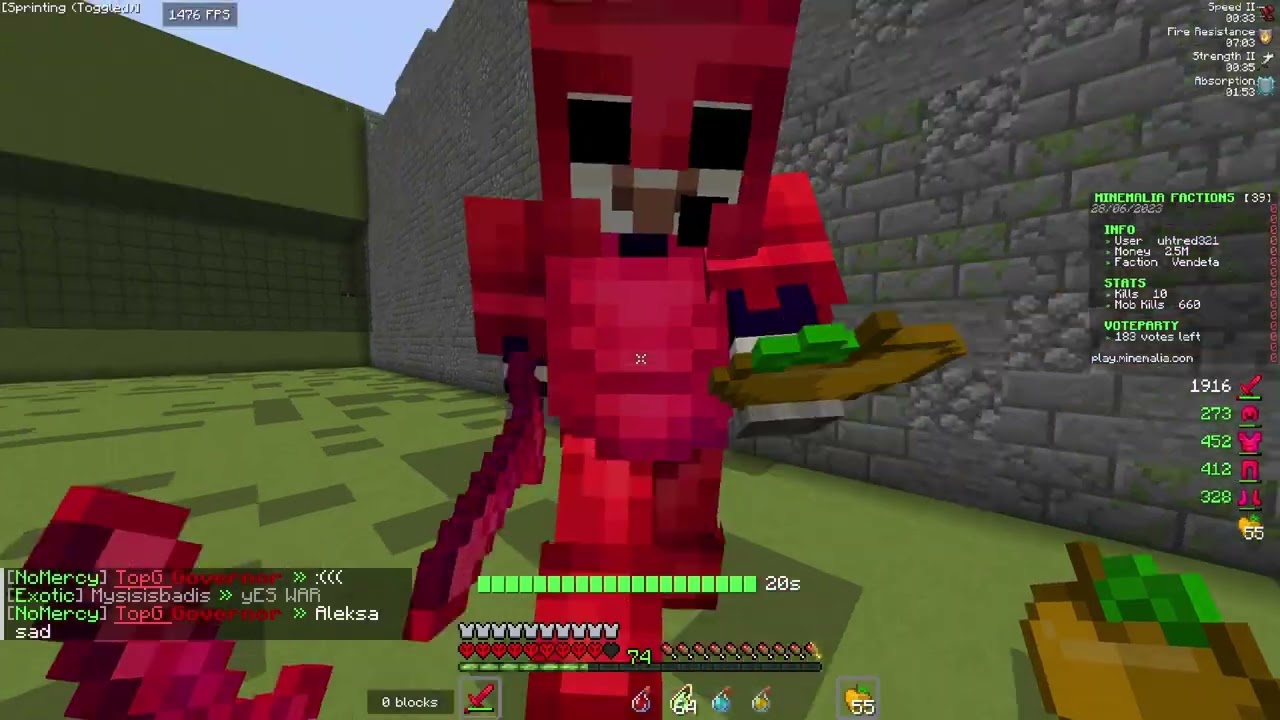 Minemalia Factions End of the Season Fights