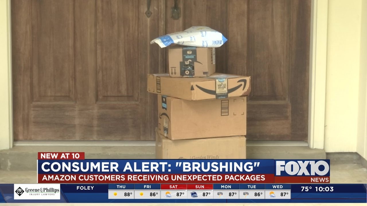 Mysterious Amazon packages part of brushing scam