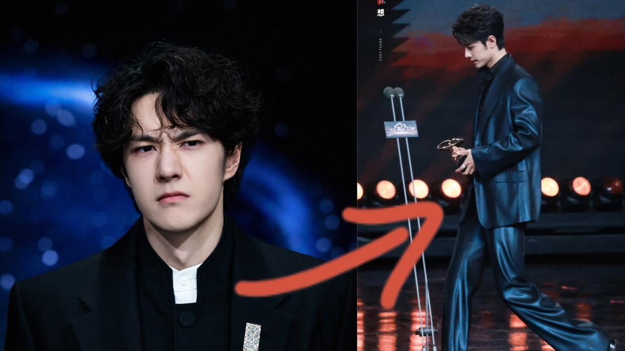 О боже! Неужели Ван Ибо взорвался из-за Сяо Чжаня? Он ушел со сцены Weibo Night всего за 2 секунды!