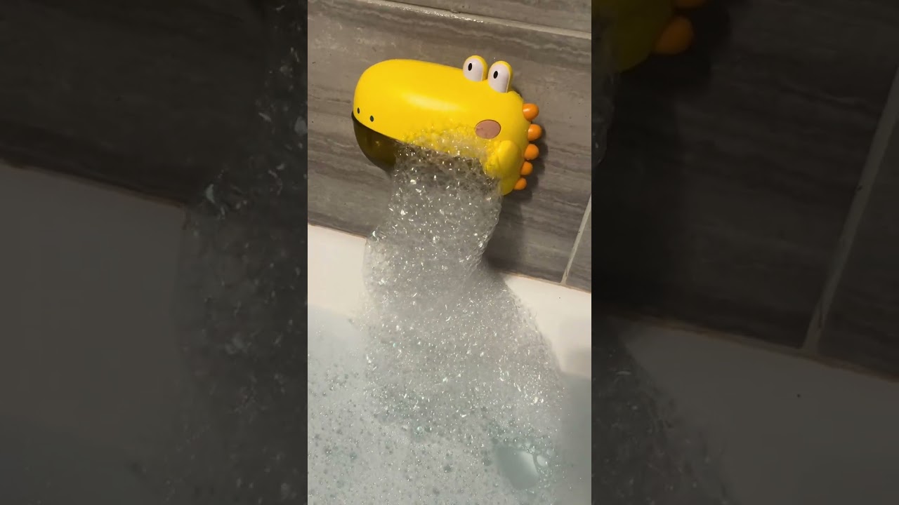 Splash Time Fun: Dino Bath Toys & Bubble Machine! #bath #bathtime #fun #onsale