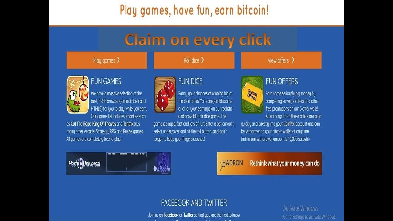 Earn unlimited satoshi every second, No time limits