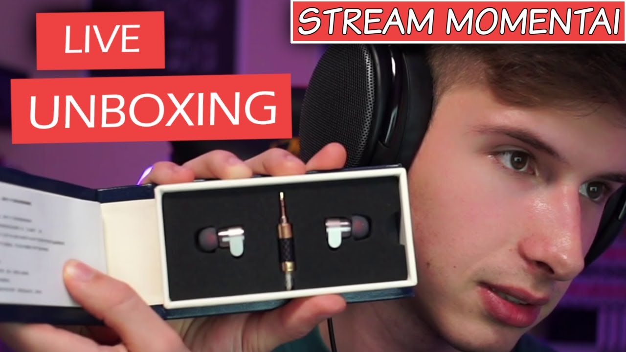 GERIAUSI AUSINUKAI IKI 30EUR (Live Unboxing) [Stream Momentai]