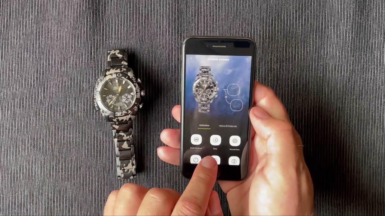 Festina Connected - představení modelu 20545/1 a propojení hodinek a mobilního telefonu.