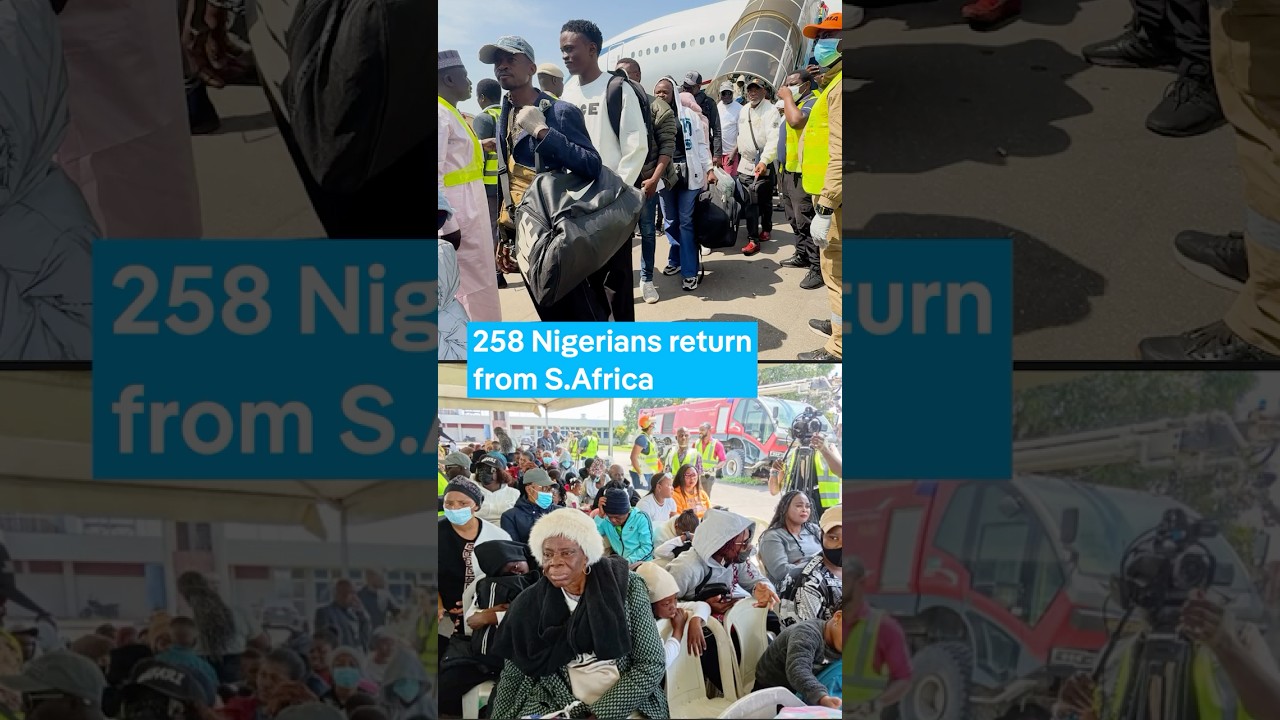 Nigerians who fled xenophobia in S.Africa are home