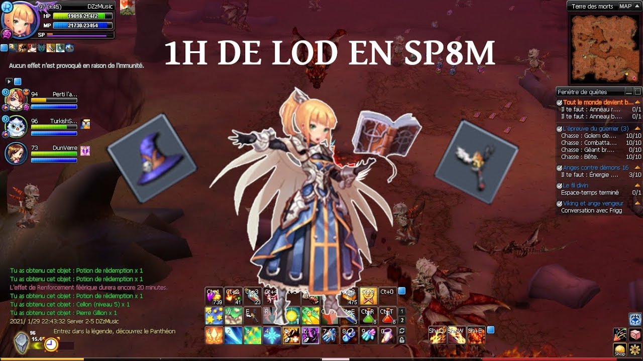 Nostale FR S2 | 1H DE LOD AVEC DZzMusic